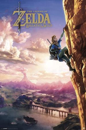 The Legend Of Zelda Breath Of The Wild Sunset Poster Maxi Size 36 x 24 Inch